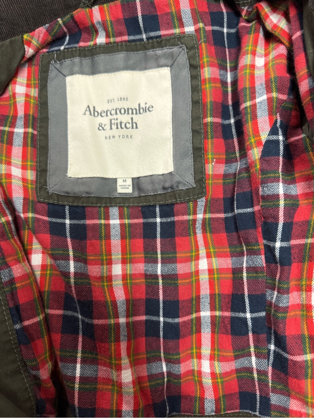 Rare Vintage Y2K Abercrombie Jacket with Fleece Lining and Corduroy Details M - Picture 4 of 6